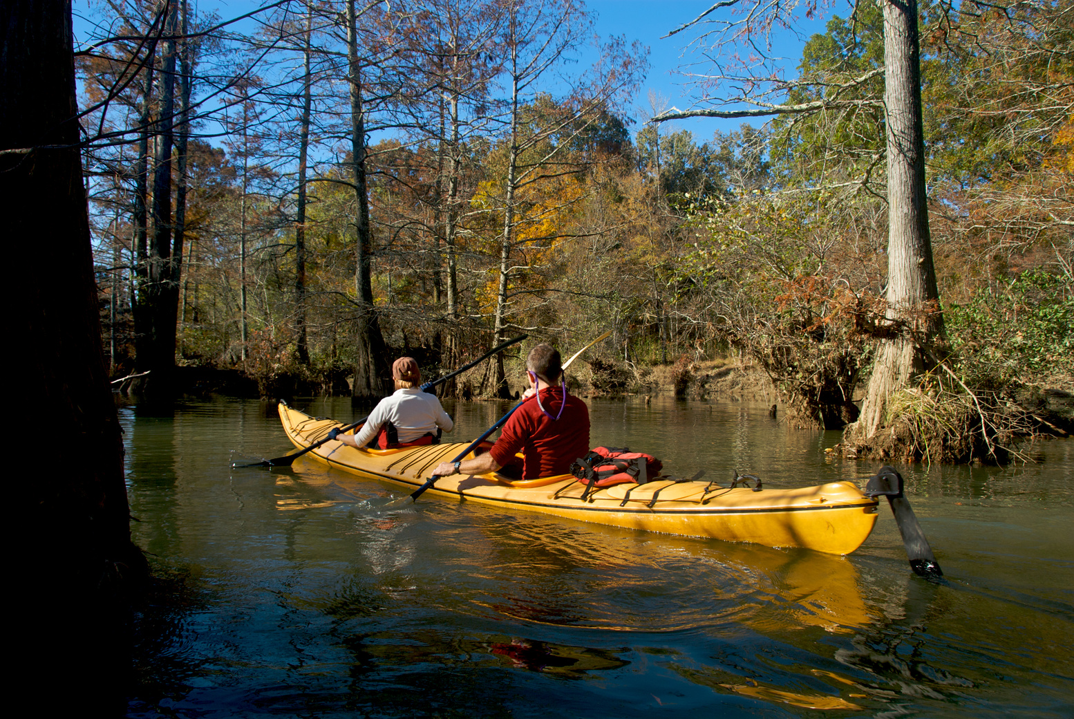 Tandem Kayaking on the James River